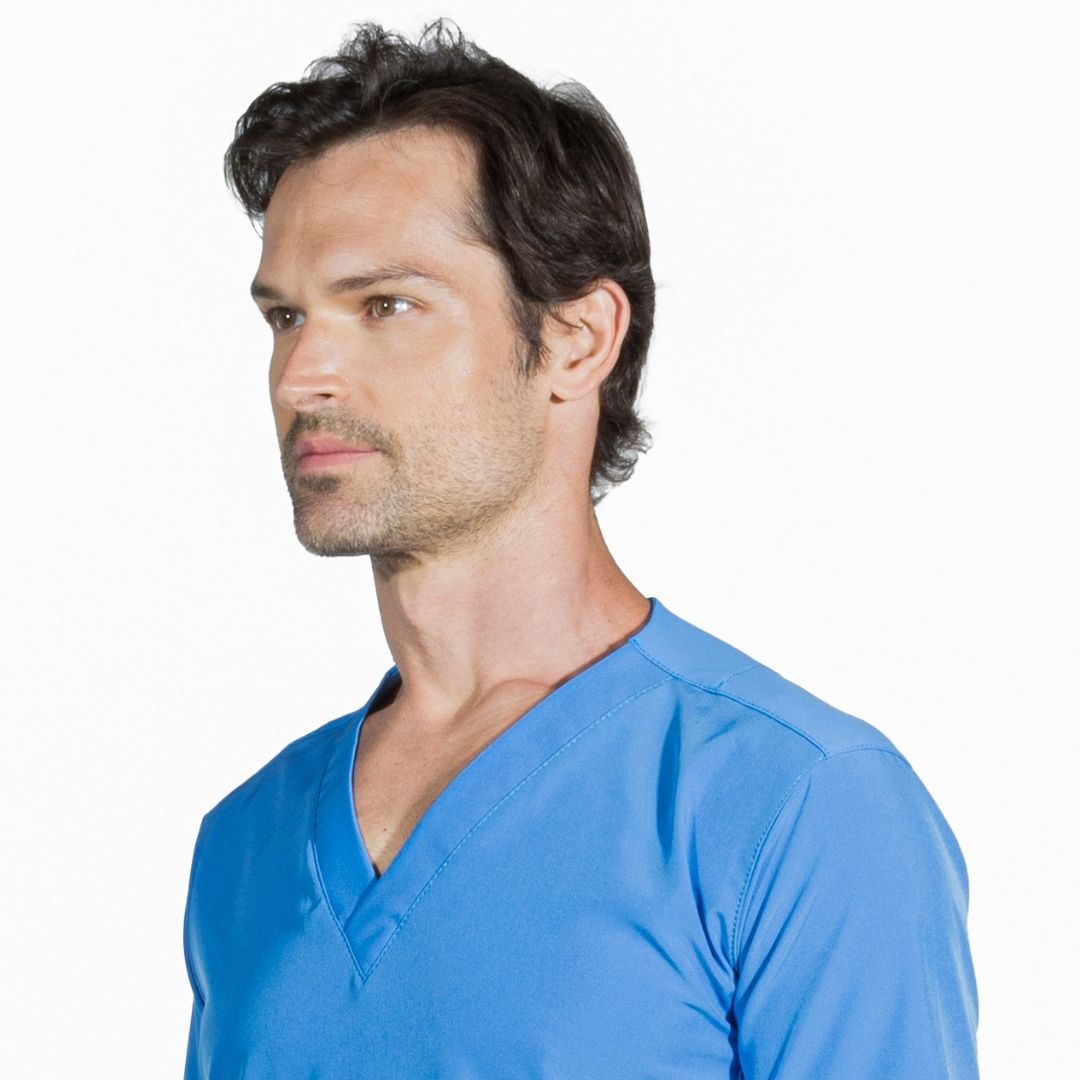 Camisa Sporty Hombre Celeste