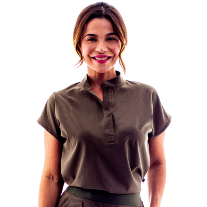 Top Elegance Mujer Militar